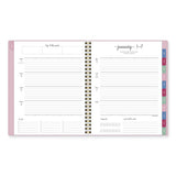 Harmony Weekly/monthly Poly Planner, 8.81 X 7.88, Pink Cover, 13-month (jan To Jan): 2024 To 2025