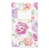 Badge Floral Two-year Monthly Planner, Floral Artwork, 6.25 X 3.75, Rose/purple/orange Cover, 24-month (jan-dec): 2024-2025
