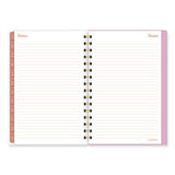Cher Weekly/monthly Planner, Plaid Artwork, 8.5 X 6.38, Pink/blue/orange Cover, 12-month (jan To Dec): 2024
