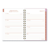Cher Weekly/monthly Planner, Plaid Artwork, 8.5 X 6.38, Pink/blue/orange Cover, 12-month (jan To Dec): 2024