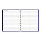 Contemporary Monthly Planner, 11.38 X 9.63, Purple Cover, 12-month (jan To Dec): 2024