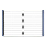 Contemporary Weekly/monthly Planner, 11.38 X 9, Slate Blue Cover, 12-month (jan To Dec): 2024