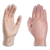 Industrial Vinyl Gloves, Powder-free, 3 Mil, Medium, Clear, 100/box, 10 Boxes/carton