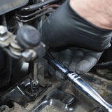 Heavy-duty Industrial Nitrile Gloves, Powder-free, 6 Mil, Medium, Black, 100 Gloves/box, 10 Boxes/carton