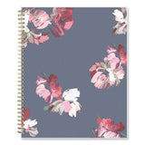 Life Note-it Leah Weekly/monthly Notes Planner, Floral Artwork, 11 X 8.5, Gray/pink/white Cover, 12-month (jan To Dec): 2024