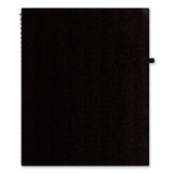 Aligned Weekly/monthly Planner, 11 X 8.5, Black Cover, 12-month (jan To Dec): 2024