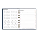 Ashlyn Weekly/monthly Planner, Floral Artwork, 11 X 8.5, Navy/multicolor Cover, 12-month (jan To Dec): 2024