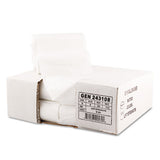 High Density Can Liners, 16 Gal, 7 Microns, 24" X 31", Natural, 50 Bags/roll, 20 Rolls/carton