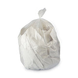High Density Can Liners, 33 Gal, 13 Microns, 33" X 39", Natural, 25 Bags/roll, 10 Rolls/carton