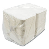 Bagasse Pfas-free Food Containers, Hoagie/hinged Lid, 1-compartment, 6 X 3 X 9, White, Bamboo/sugarcane, 250/carton