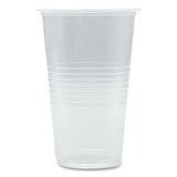 Translucent Plastic Cold Cups, 20 Oz, Clear, 50/pack