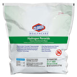 Hydrogen Peroxide Cleaner Disinfectant Wipes, 12 X 11, Unscented, White, 185/pack, 2 Packs/carton