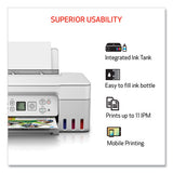 Pixma G3270 Wireless Megatank All-in-one Printer, Copy/print/scan, White