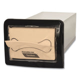 Tandem In-counter Interfold Napkin Dispenser, 8.63 X 18 X 6.5, Black