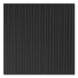 Ribbed Vinyl Anti-fatigue Mat, Rib Embossed Surface, 36 X 144, Black