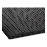 Ribbed Vinyl Anti-fatigue Mat, Rib Embossed Surface, 36 X 144, Black