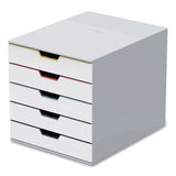 Desktop Document Sorter, 5 Sections, For File Size A4 To C4, 11 X 14 X 11.5, Assorted Colors