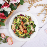 Quiet Classic Laminated Foam Dinnerware, Plate, 10" Dia, White, 500/carton