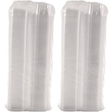 Clearpac Safeseal Tamper-resistant/evident Containers, Domed Lid, 16 Oz, 4.9 X 2.9 X 5.5, Clear, Plastic, 100/bag, 2 Bags/ct