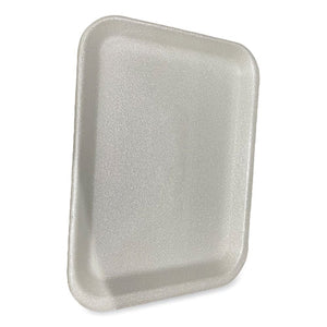 Meat Trays, #4s, 9.5 X 7.25 X 0.5, White, 500/carton