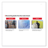 Eco Blend Max Can Liners, 40 To 45 Gal, 0.8 Mil, 40" X 46", Clear, 25 Bags/roll, 6 Rolls/carton