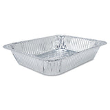 Aluminum Oblong Container, 1-lb Capacity, 4.56 X 5.56 X 1.63, Silver, 1,000/carton