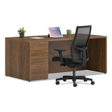10500 Series™ "l" Workstation Single Pedestal Desk With Full-height Pedestal, 72" X 36" X 29.5", Pinnacle