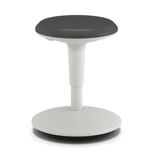 Revel Adjustable Height Fidget Stool, Backless, Supports Up To 250 Lb, 13.75