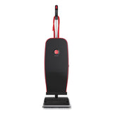 Task Vac Soft Bag Lightweight Upright, 12” Cleaning Path, Black