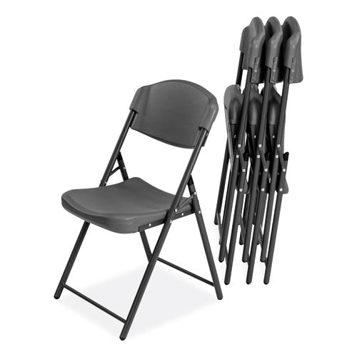 Rough N Ready Commercial Folding Chair, Supports Up To 350 Lb, 18