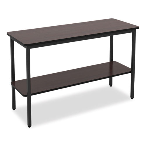 Officeworks One-shelf Utility Table, Rectangular, 47.25