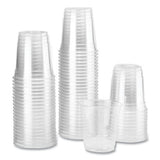 Pet Plastic Cups, 8 Oz, Clear, 1,000/carton