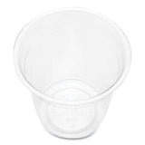 Pet Plastic Cups, 8 Oz, Clear, 1,000/carton