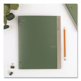 Recycled Plastic Two-pocket Folder, 11" X 8.5", Randomly Assorted