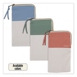 Recycled Pencil Pouch, 5 X 0.5 X 9, Randomly Assorted Colors
