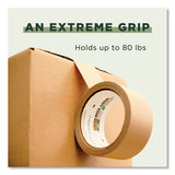 Box Lock Paper Packaging Tape, 3" Core, 1.88" X 25 Yds, Brown