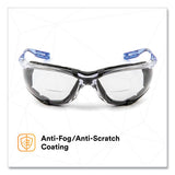 Ccs Protective Eyewear With Foam Gasket, +1.5 Diopter Strength, Blue Plastic Frame, Clear Polycarbonate Lens