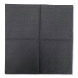 Morsoft Beverage Napkins, 2-ply, 9 X 9.5, Black, 1,000/carton