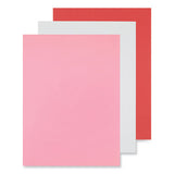 Tru-ray Construction Paper, 70 Lb Text Weight, 9 X 12, Assorted Valentine Colors, 150/pack