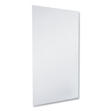 Invisamount Vertical Magnetic Glass Dry-erase Boards, 48 X 85, White Surface
