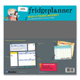Fridge Planner Magnetized Weekly Calendar With Pads + Pencil, 12 X 12.5, White/yellow Sheets, 16-month (sept-dec): 2024-2025