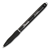 Fine Tip Permanent Marker Value Pack With (1) Bonus S-gel 0.7 Mm Black Ink Pen, Fine Bullet Tip Markers, Black Ink, 36/pack