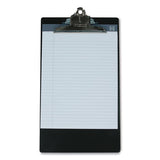 Aluminum Clipboard, 1" Clip Capacity, Holds 8.5 X 14 Sheets, Black
