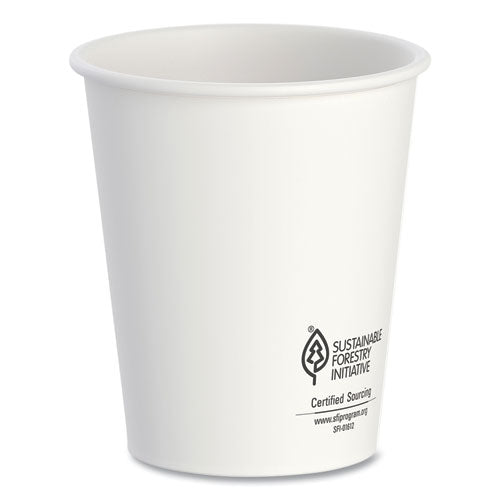 Thermoguard Insulated Paper Hot Cups, 12 Oz, White Sustainable Forest Print, 600/carton