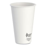 Thermoguard Insulated Paper Hot Cups, 16 Oz, White Sustainable Forest Print, 600/carton