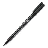 Lumocolor Permanent Marker Pen, Porous Point, Extra-fine, 0.4 Mm, Assorted Ink Colors/barrel, 4/pack