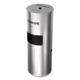 Floor Stand Towel Dispenser, 15 X 37.25 X 15, Stainless