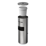 Floor Stand Towel Dispenser, 15 X 37.25 X 15, Stainless