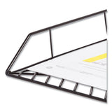 Vena Paper Tray, 1 Section, Holds 11" X 8.5" Sheets, 10.04 X 12.44 X 2.01, Black