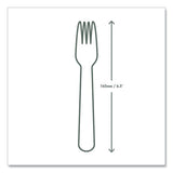 White Cpla Cutlery, Fork, 1,000/carton